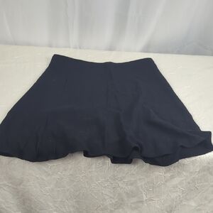 Express Dark Navy Circle Skater Skirt